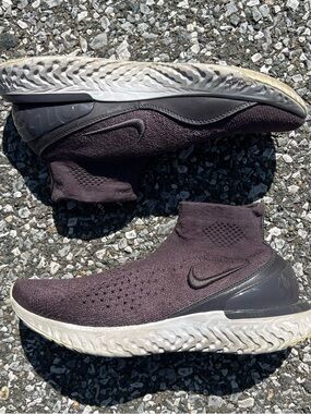 Nike Rise React Flyknit Thunder Grey Women's Running Shoes AV5553-004 Size 7.5